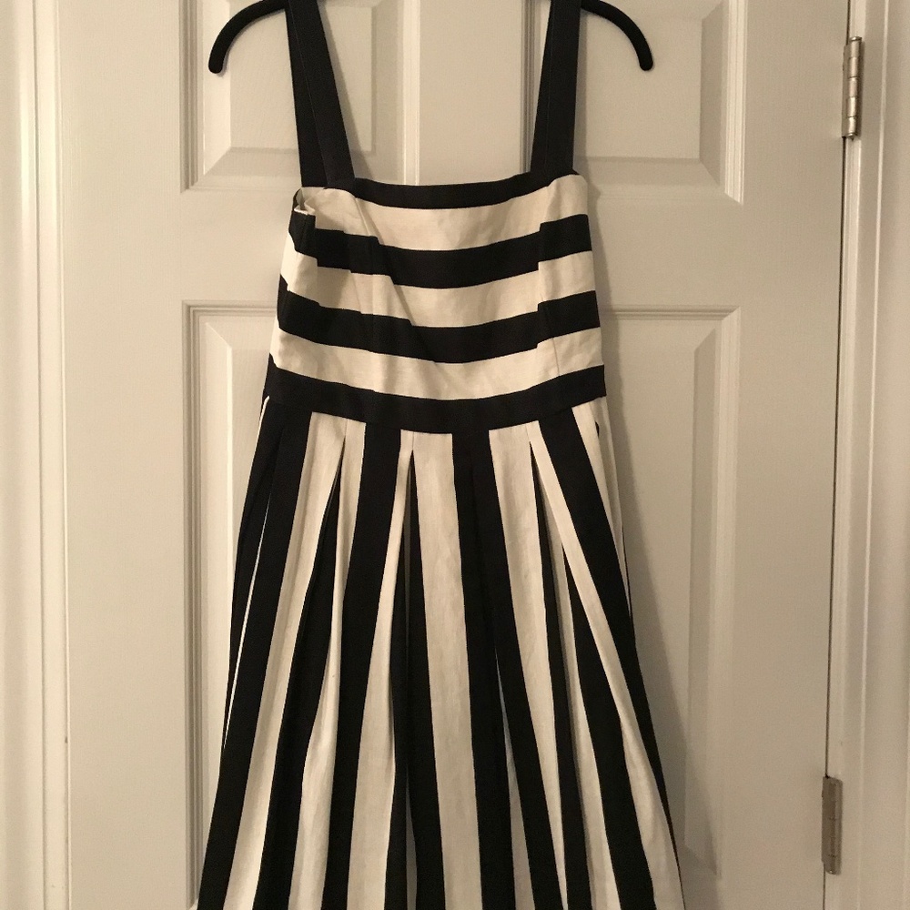 LOFT Black & White Sundress